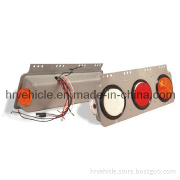 4" Metal Tail Lamp 3 Holes Module Sets HR40-4043